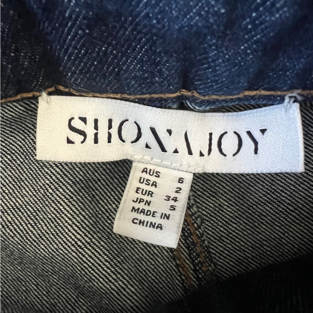 Shona Joy Rita High Waisted Flare Short and Rita Pullover Top Denim Indigo - Picture 15 of 15
